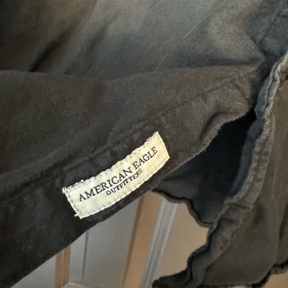 🦅 AE Dip Dye Long Sleeve Button Down Shirt - Picture 4 of 9